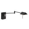 wandlamp-steinhauer-retina-geborsteld-zwart-3402zw