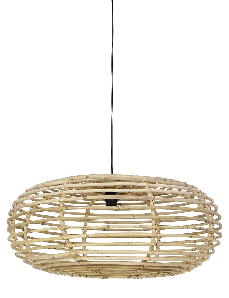 Triviaal gemeenschap Spoedig Rieten hanglamp Light & Living Alana beige en bruin - Directlampen.nl