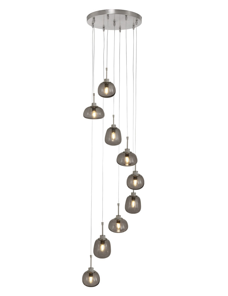 hanglamp-steinhauer-bollique-led-smokeglas-en-staal-2485st-1