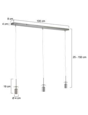 steinhauer-hanglamp-glasslight-staal-metaal-lossearmatuur-e27-2499st-1
