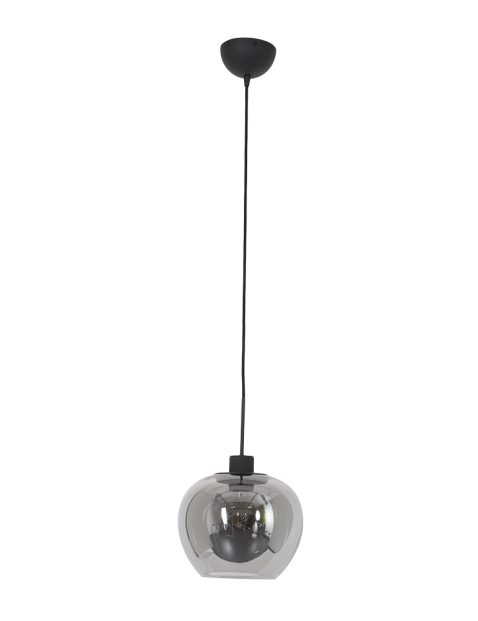 hanglamp-steinhauer-lotus-smokeglas-en-zwart-1897zw-10