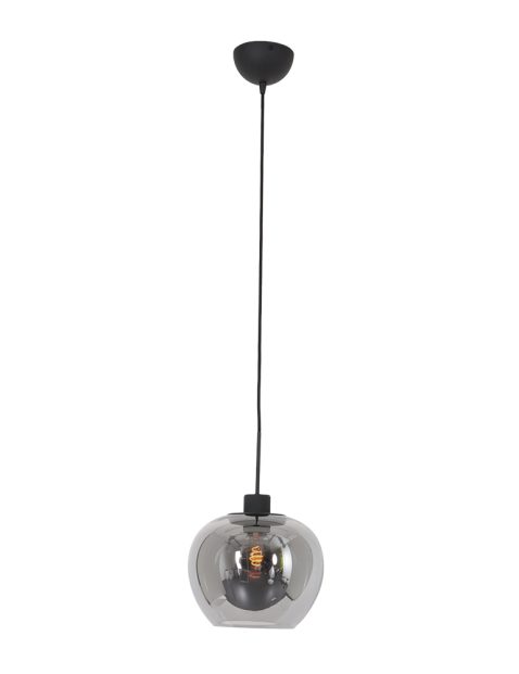 hanglamp-steinhauer-lotus-smokeglas-en-zwart-1897zw-11