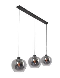 hanglamp-steinhauer-lotus-smokeglas-en-zwart-1898zw-1