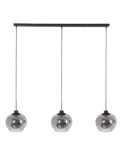 hanglamp-steinhauer-lotus-smokeglas-en-zwart-1898zw-10