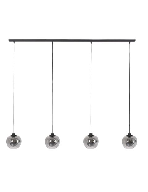 hanglamp-steinhauer-lotus-smokeglas-en-zwart-1900zw-10