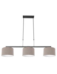 hanglamp-steinhauer-stang-geborsteld-zwart-met-grijs/beige-kappen-3462zw