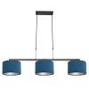 hanglamp-steinhauer-stang-geborsteld-zwart-met-velours-blauwe-kappen-3464zw