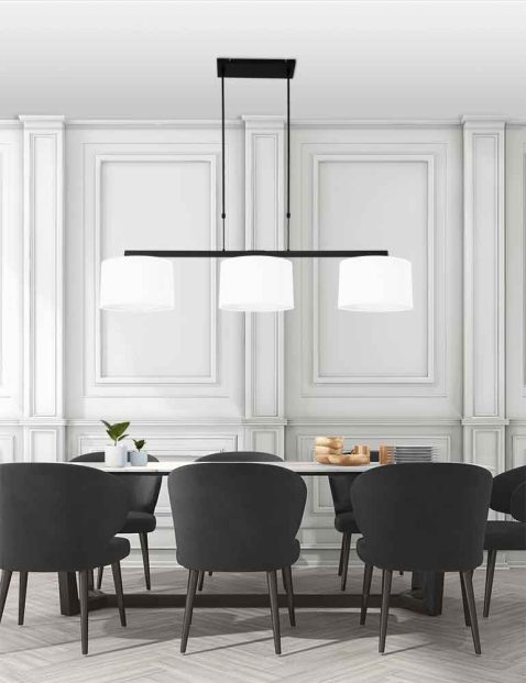 hanglamp-steinhauer-stang-geborsteld-zwart-met-witte-kappen-3458zw-2