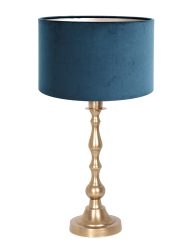 tafellamp-steinhauer-bassiste-blauw-en-brons-3417br