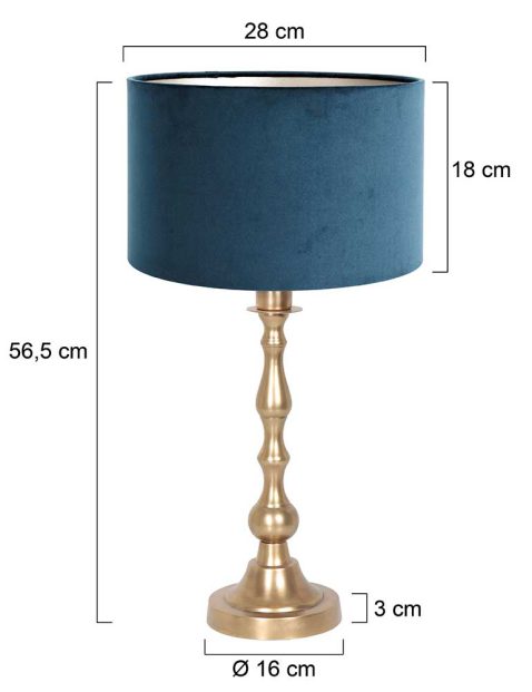 tafellamp-steinhauer-bassiste-blauw-en-brons-3417br-7