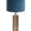 tafellamp-steinhauer-bassiste-blauw-en-brons-3424br