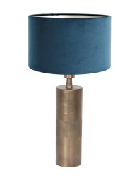 tafellamp-steinhauer-bassiste-blauw-en-brons-3424br