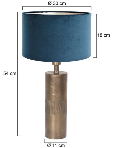tafellamp-steinhauer-bassiste-blauw-en-brons-3424br-7