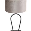 tafellamp-steinhauer-stang-geborsteld-zwart-met-zilvergrijze-kap-3505zw
