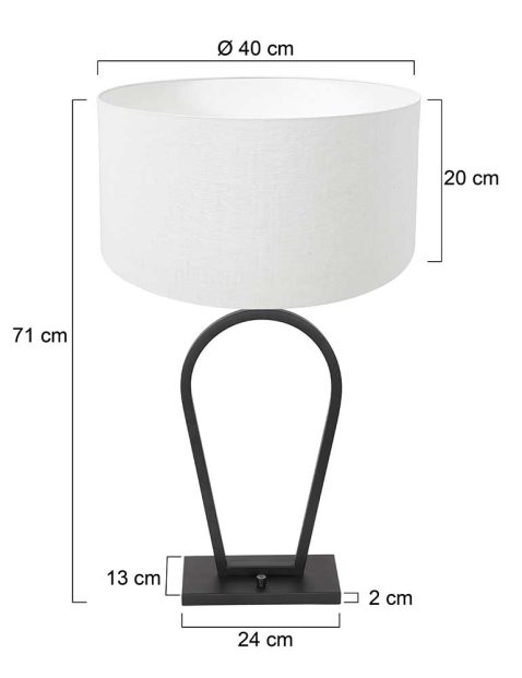tafellamp-steinhauer-stang-zwart-3507zw-7