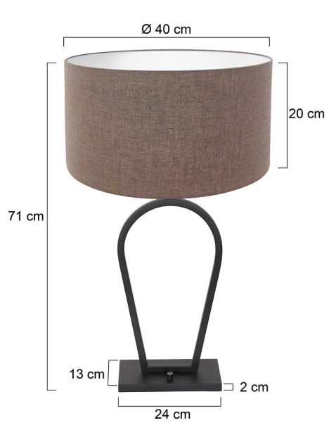 tafellamp-steinhauer-stang-zwart-3508zw-7