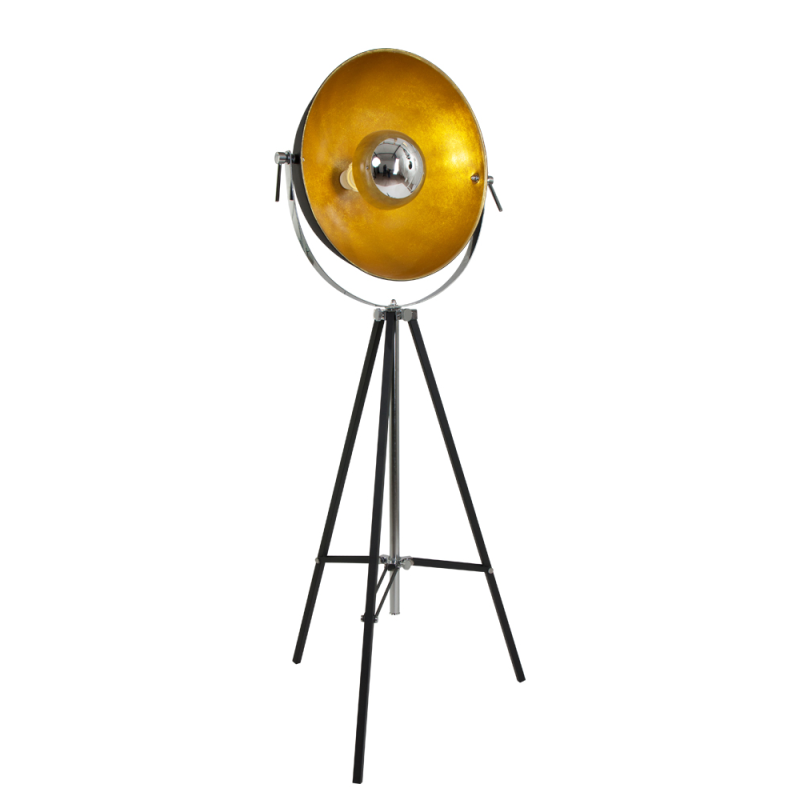 Industriële metalen vloerlamp Mexlite Eelco