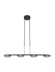 hanglamp-steinhauer-turound-zwart-geborsteld-/-smoke-glas-3512zw