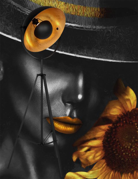 vloerlamp-mexlite-sunflower-goud-en-zwart-3664zw-3