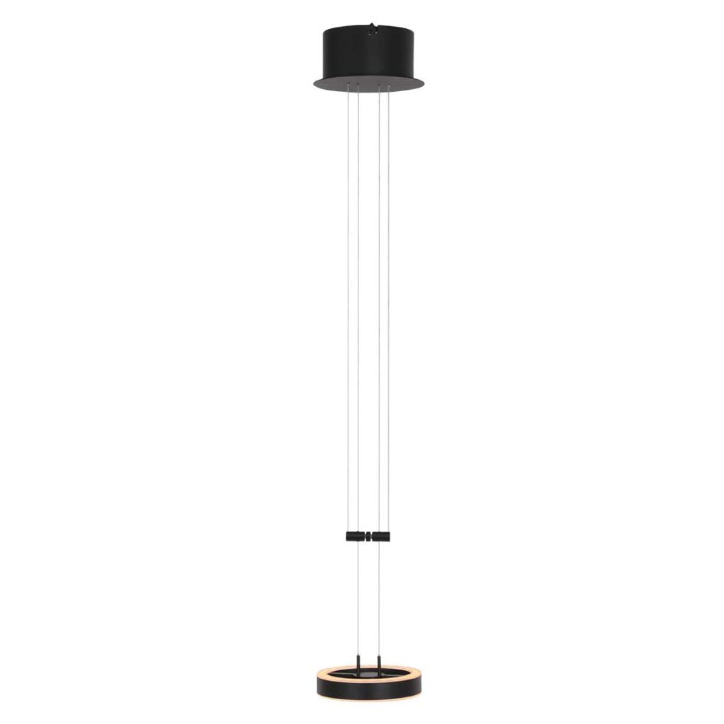 Hanglamp met ronde lamp zwart Steinhauer Piola - Afbeelding 2