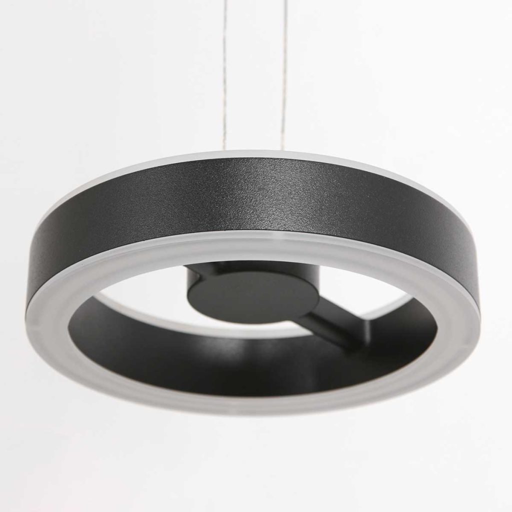 Hanglamp met ronde lamp zwart Steinhauer Piola - Afbeelding 11