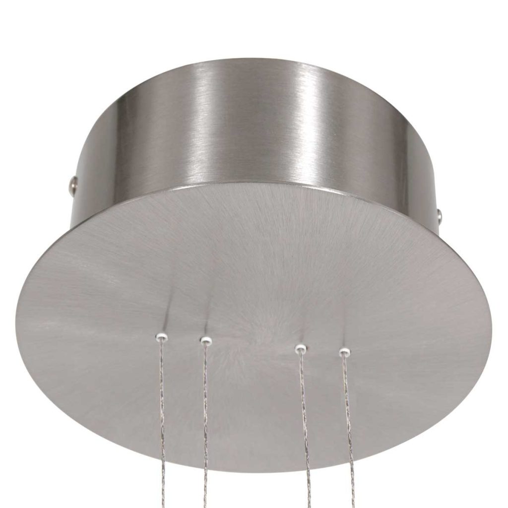 Strakke hanglamp met stalen uitstraling Steinhauer Piola - Afbeelding 5