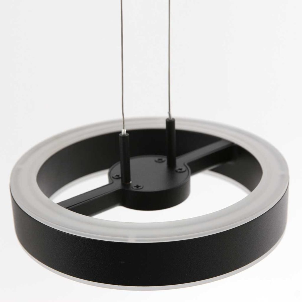 Hanglamp met ronde lamp zwart Steinhauer Piola - Afbeelding 14