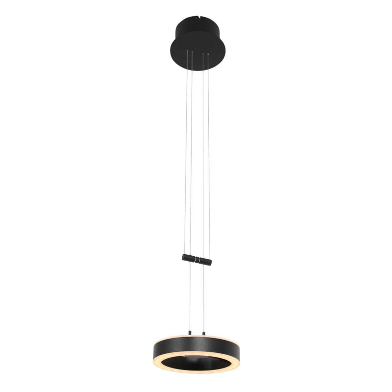 Hanglamp met ronde lamp zwart Steinhauer Piola