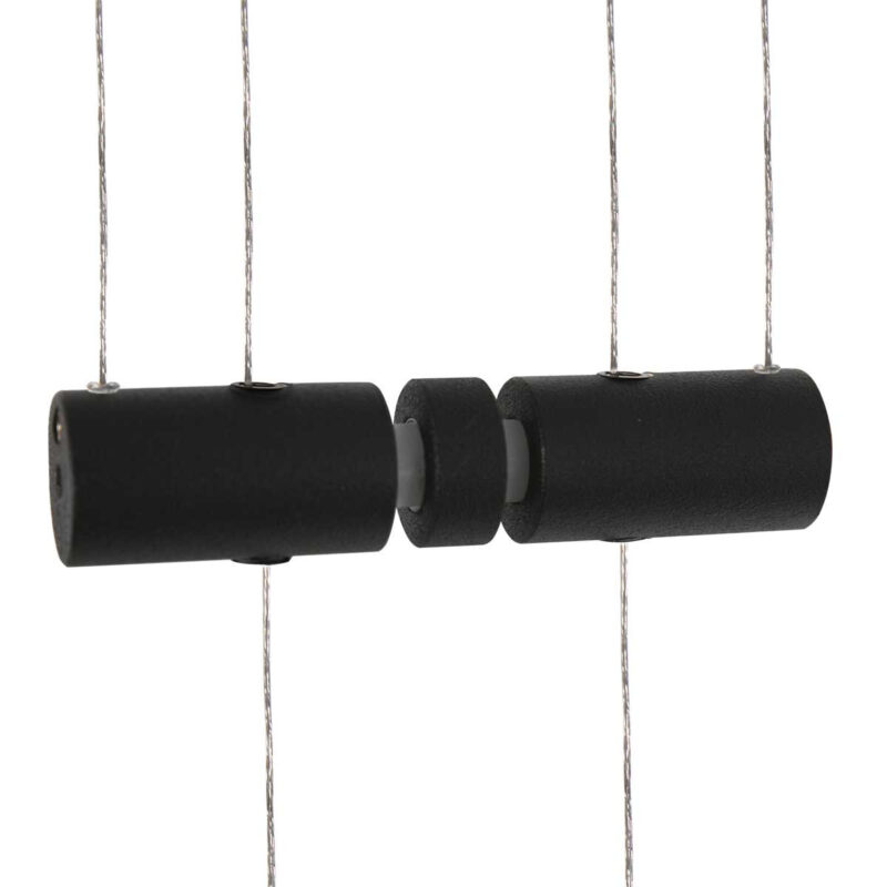 Hanglamp met ronde lamp zwart Steinhauer Piola - Afbeelding 5