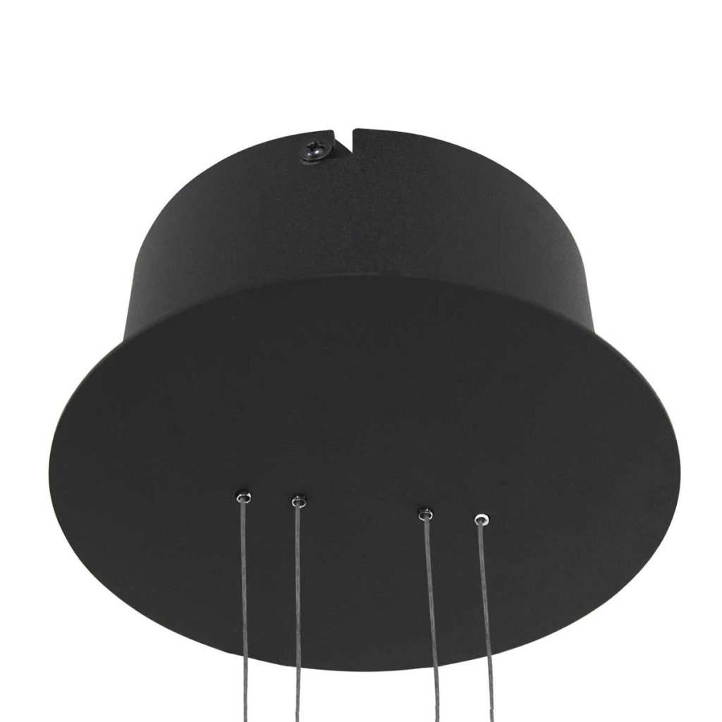 Hanglamp met ronde lamp zwart Steinhauer Piola - Afbeelding 6