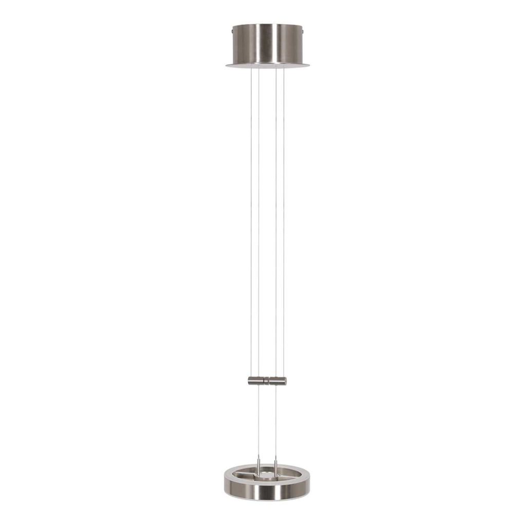 Strakke hanglamp met stalen uitstraling Steinhauer Piola - Afbeelding 8