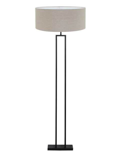 industriele-staande-lamp-met-strakke-donker-beige-kap-vloerlamp-light-&-living-shiva-bruin-en-zwart-3817zw