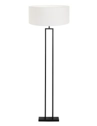 moderne-moderne-staande-lamp-met-witte-kap-vloerlamp-light-&-living-shiva-wit-en-zwart-3816zw