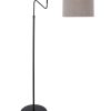 moderne-staande-lamp-met-donkergrijze-kapvloerlamp-steinhauer-linstrøm-bruin-en-zwart-3734zw