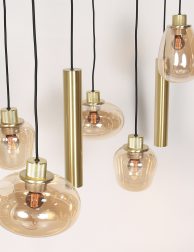hanglamp-steinhauer-reflexion-messing-en-zwart-3797me-3