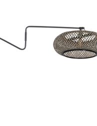 industriele-wandlamp-met-strakke-ovalen-kap-wandlamp-steinhauer-linstrøm-beuken-en-zwart-3833zw