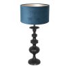annelighting-tafellamp-lyons-zwart-houtveloursstof-ø40cm-e27-3488zw-1