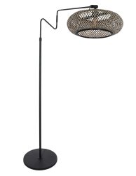 moderne-staande-lamp-met-strakke-ovalen-kap-vloerlamp-steinhauer-linstrøm-beuken-en-zwart-3835zw