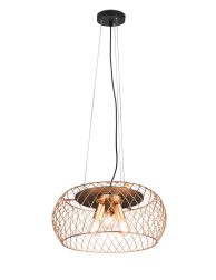 rustieke-ronde-messing-hanglamp-trio-leuchten-tamil-311100308