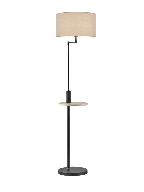 moderne-zwarte-vloerlamp-met-tafeltje-trio-leuchten-claas-400400132