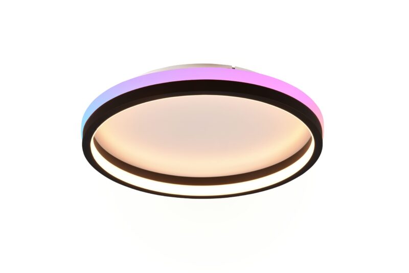 Plafondlamp zwart futuristisch strak Hiko