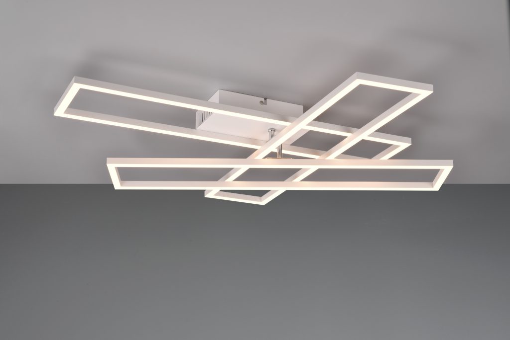 Moderne rechthoekige witte plafondlamp Corso - Afbeelding 2