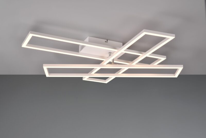 Moderne rechthoekige witte plafondlamp Corso - Afbeelding 2