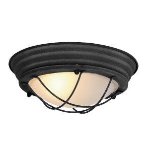 mexlite-plafonniere-lisanne-zwart-glasmetaal-ø29cm-e27-1357zw-1