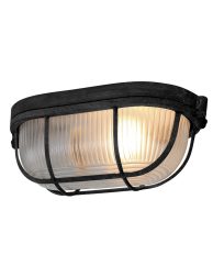 vintage-wandlamp-zwart-plafonnieres-mexlite-lisanne-transparant-en-zwart-1340zw