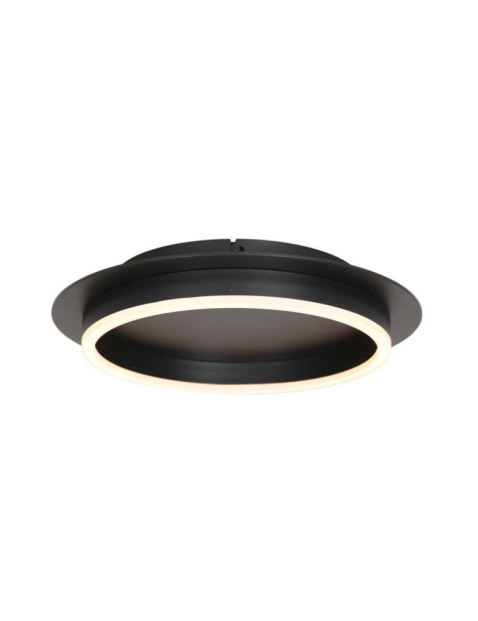 zwarte-plafondlamp-met-ronde-verlichting-plafonnieres-steinhauer-ringlux-zwart