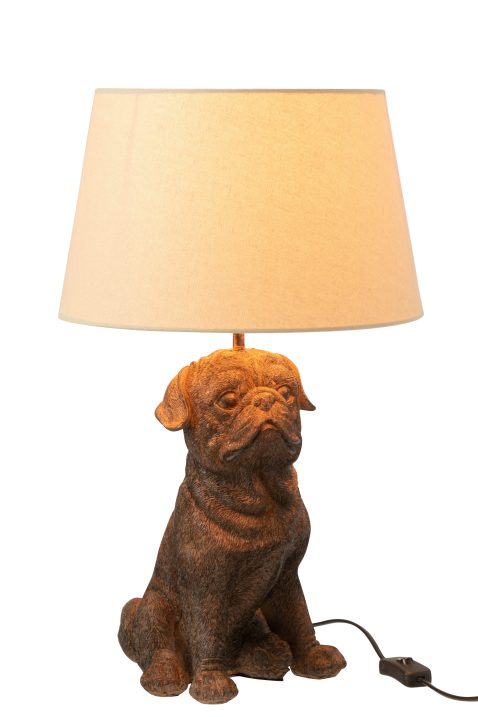 klassieke-beige-met-bruine-tafellamp-hond-jolipa-bobbie-1