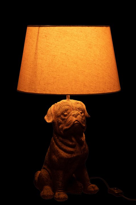 klassieke-beige-met-bruine-tafellamp-hond-jolipa-bobbie-2