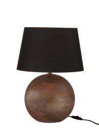 klassieke-bruine-met-zwarte-tafellamp-jolipa-nepal