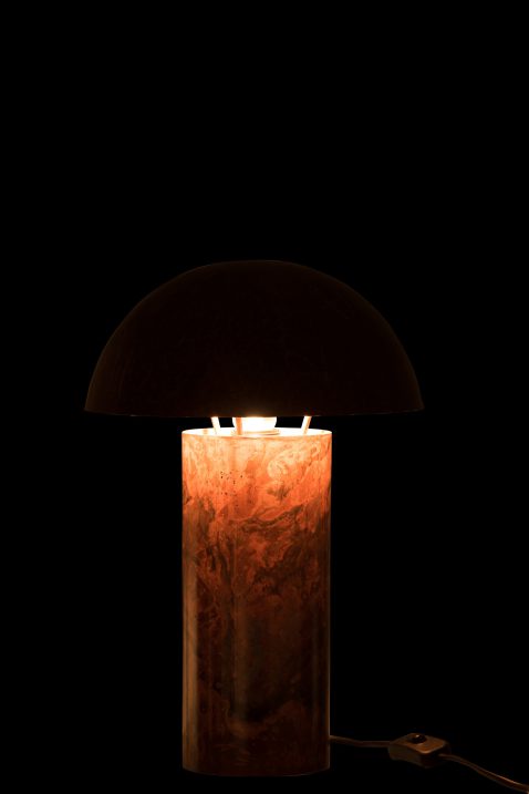 klassieke-bruine-paddenstoel-tafellamp-jolipa-mushroom-2